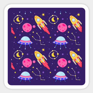 Pattern Stars Sticker